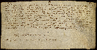 A Dataset for Handwritten Text Recognition in Medieval Notarial Charters Written on Parchment